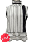 Moonlight MOCK NECK PEPLUM TANK - Originally $169 🔵
