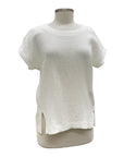 Porto PLEAT SHORT SLEEVE TOP PORTIA