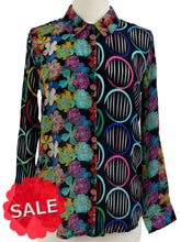 Load image into Gallery viewer, APNY DUAL PRINT BLOUSE - Originally $109
