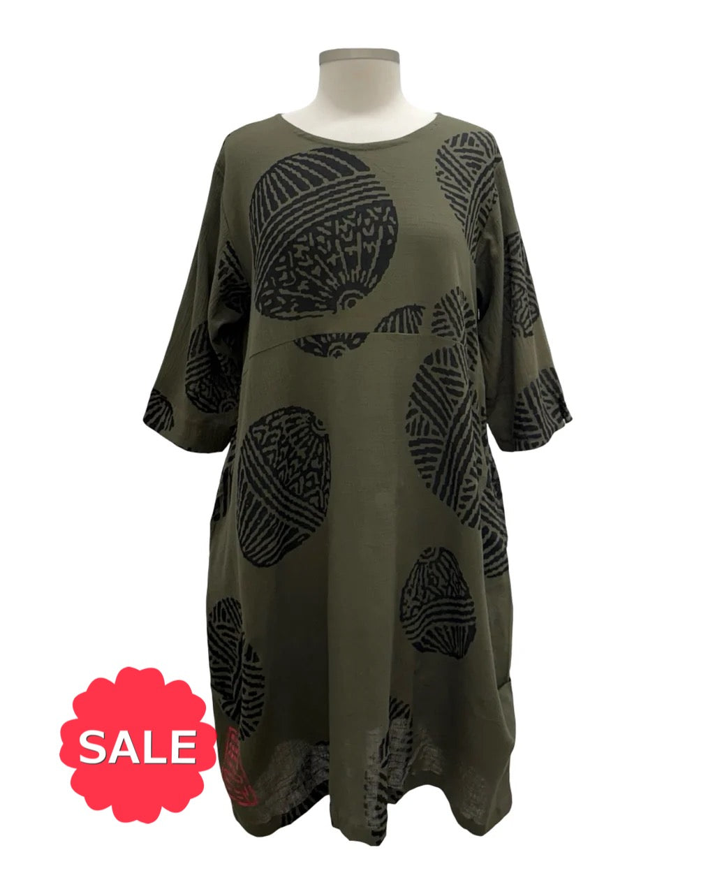 Yasuko ELBOW SLEEVE DRESS - Originally $149