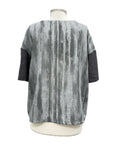 Chalet MIX FABRIC SHORT SLEEVE TOP FERNIE