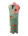 Three Potato V NECK CAP SLEEVE DRESS