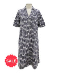 Foil SHORT SLEEVE POPLIN DRESS PRINT - Originally $189