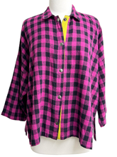 Load image into Gallery viewer, Gerties FLANNEL BIG CHECK BLOUSE
