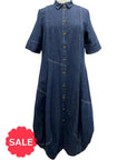 Alembika DENIM BUBBLE DRESS - Originally $310