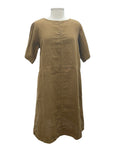Cut Loose SHORT SLEEVE RELAXED LINEN DRESS