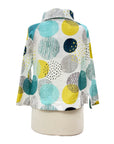 Shana LONG SLEEVE CURVE WRAP TOP
