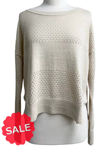 Planet GLITTER STRIPE SWEATER - Originally $289