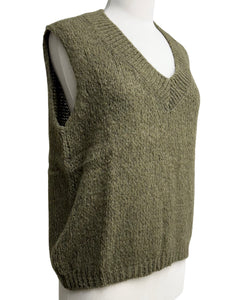 Suzy D London V NECK VEST SWEATER