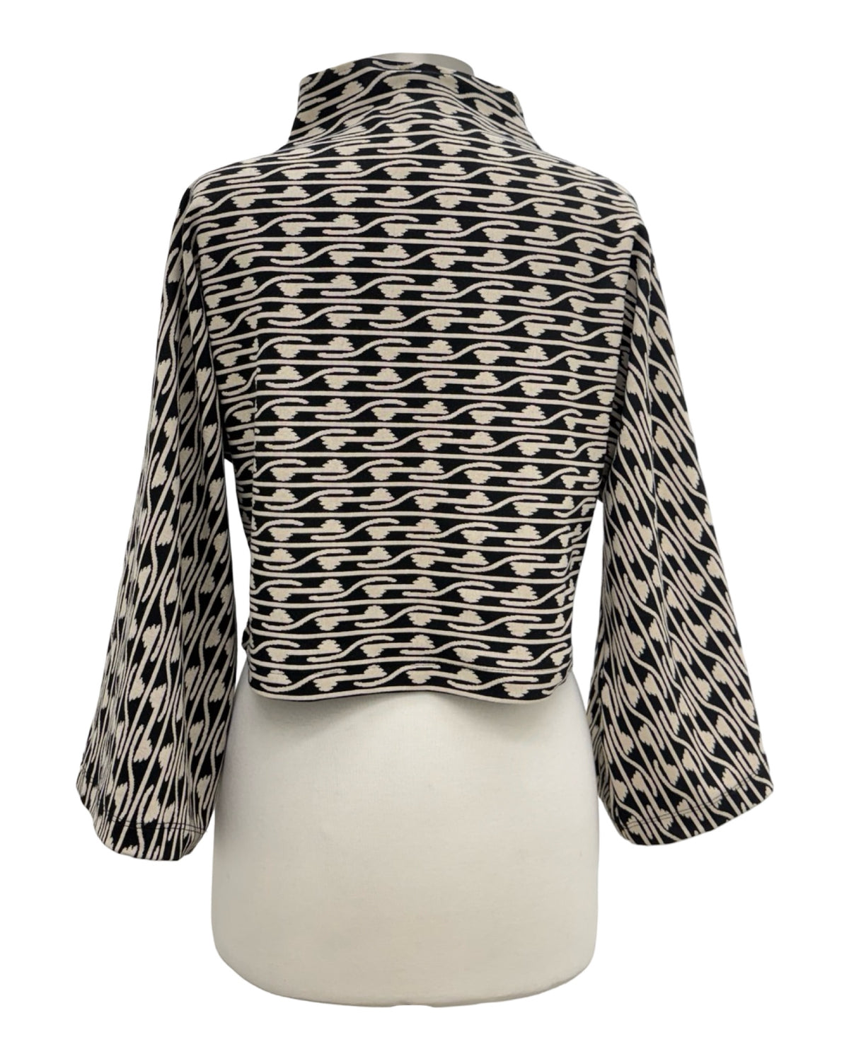Bryn Walker JACQUARD WIDE SLEEVE TOP ANNA
