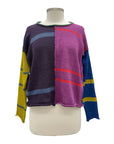 Red Thread LONG SLEEVE CROP STRIPE SWEATER EDWARDS