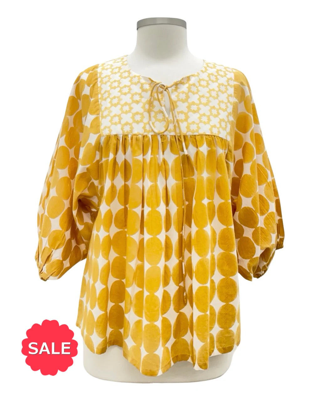 Little Journeys LONG SLEEVE POET BLOUSE Originally $139
