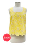 Foil SHELL EMBROIDERED TANK - ORIGINALLY $115