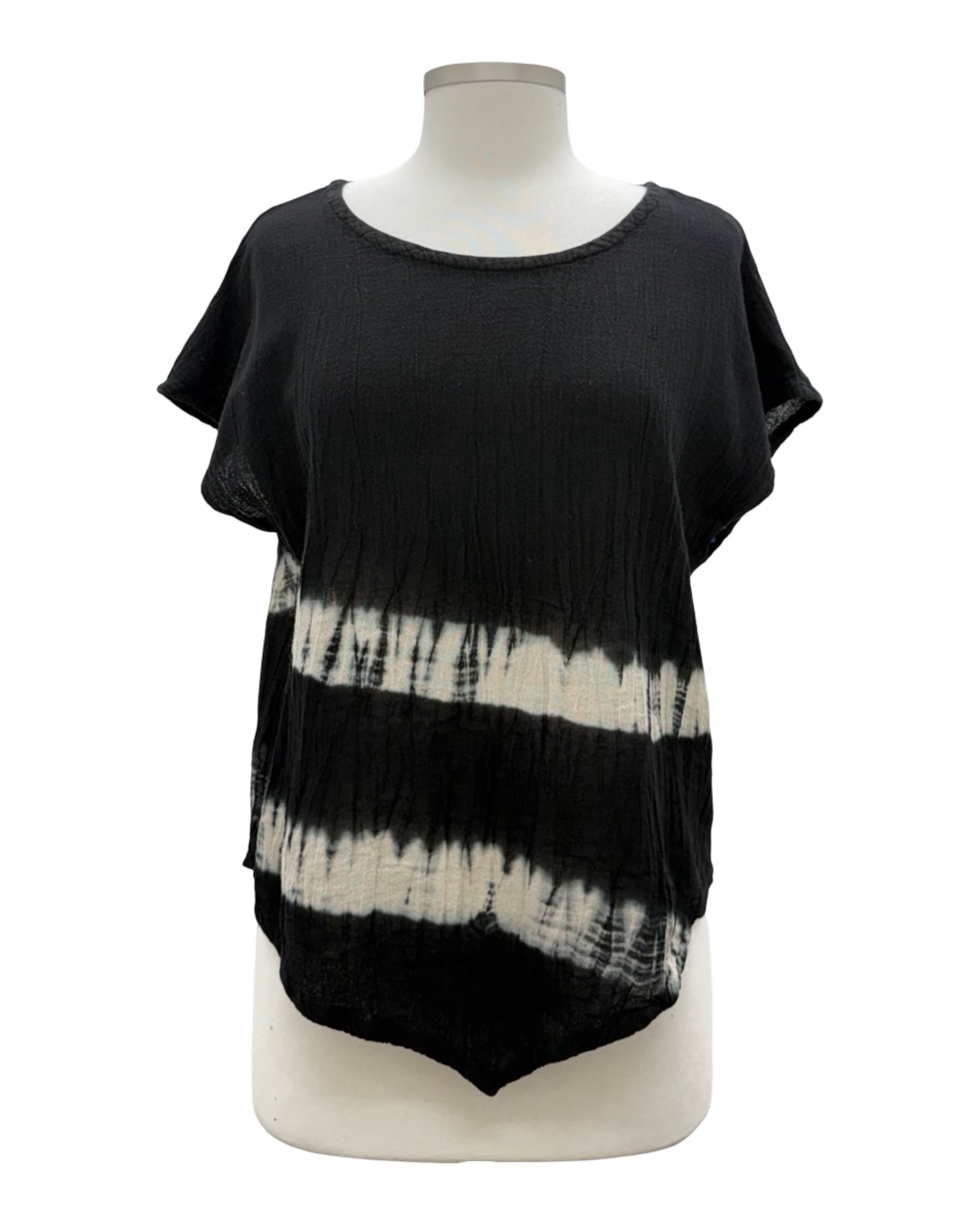 Oh My Gauze SHORT SLEEVE WAVE TOP GRACE