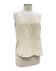 Blueberry EMBROIDERED LINEN TANK TOP