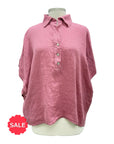 Saga SHORT SLEEVE COLLAR BLOUSE Originally $119