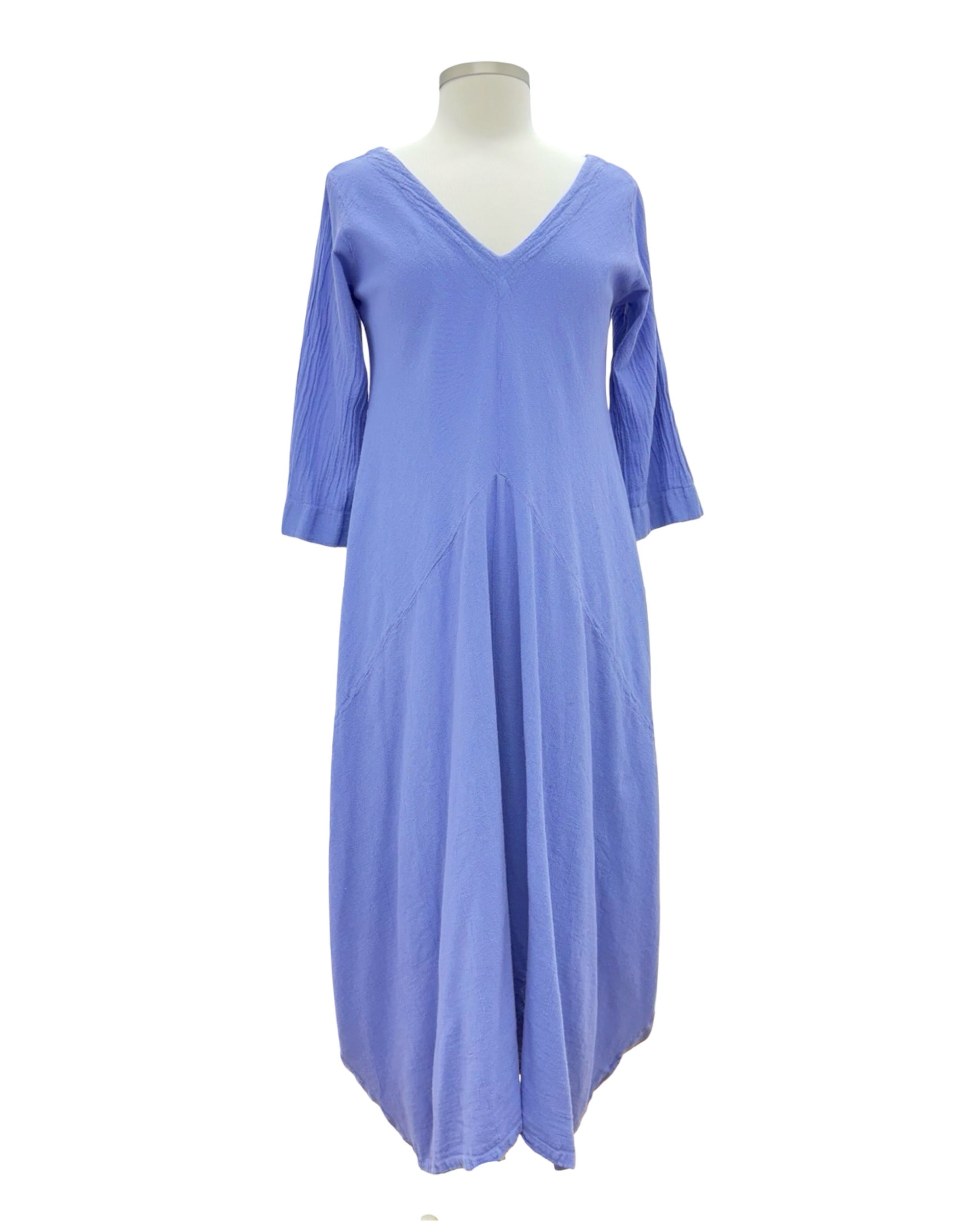 Oh My Gauze LONG SLEEVE V NECK BELLA DRESS