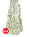 Foil LONG PRINT SKIRT - ORIGINALLY $158