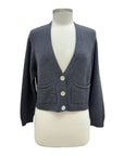 Amazing 2 PKT CARDI SWEATER POOK CROP
