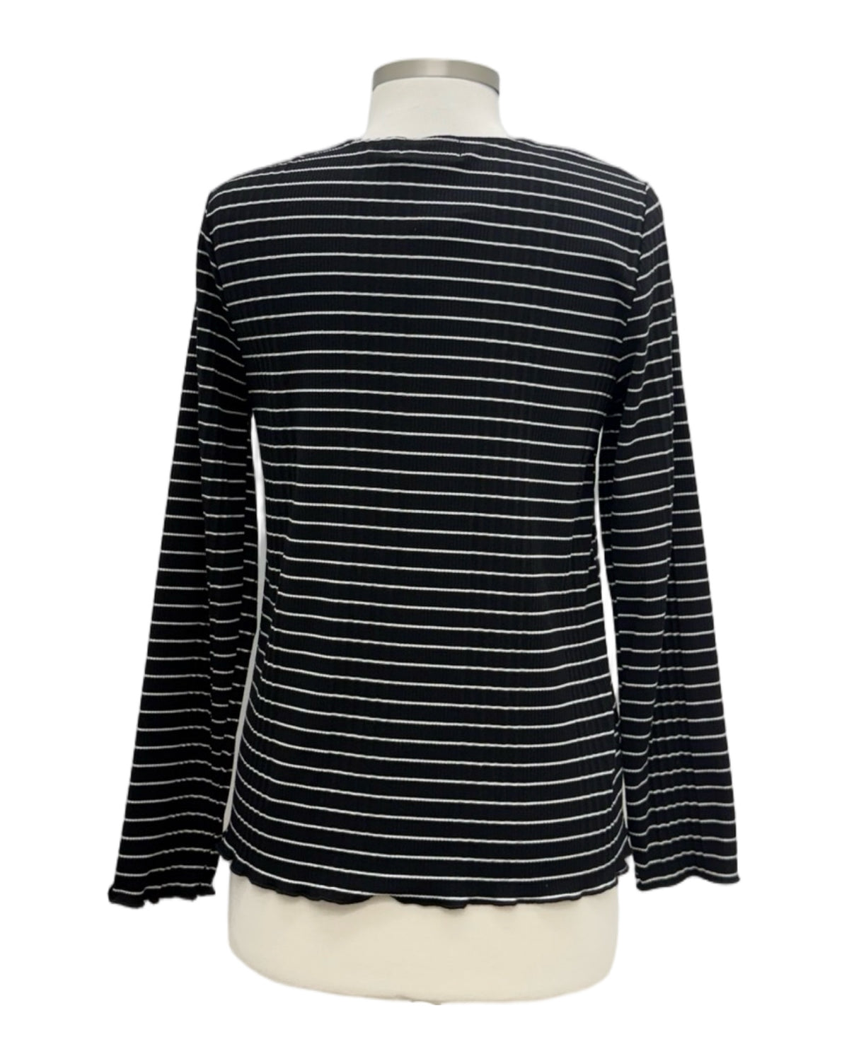 Fenini LONG SLEEVE STRIPE TOP