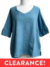 Load image into Gallery viewer, Cut Loose CROSSHATCH ONE SIZE TOP - ORIGINALLY $99
