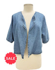 Blueberry BOXY DENIM JACKET - Originally $139