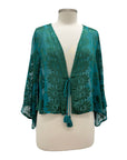 Johnny Was METINA BURNOUT BOLERO