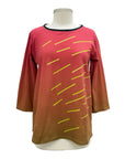 Andrea Geer 3/4 SLEEVE ALINE TOP