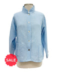 Christopher Calvin MANDARIN COLLAR BLOUSE - Originally $149