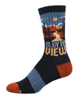 Socksmith MENS ENJOY THE VIEW SOCK - Originally $21 🔵