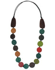 Sylca MULTI COLOR WOOD NECKLACE