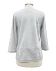 Escape by Habitat STRIPE EASY V NECK TEE SAN BARBARA
