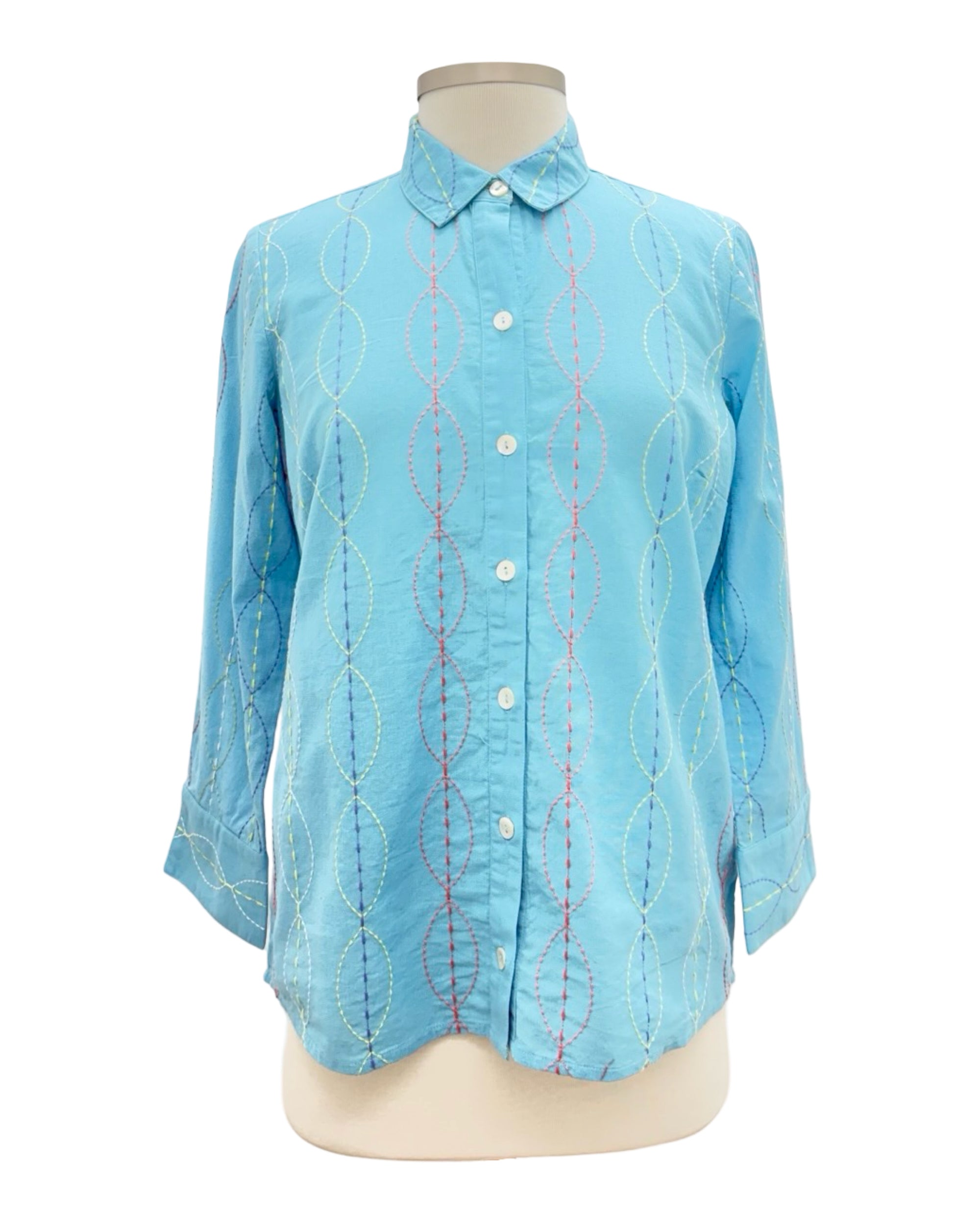 Habitat EMBROIDERED CHAINSTITCH SHAPE SHIRT