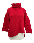 Olivia by Habitat RIB DIAGONAL TURTLENECK SWEATER