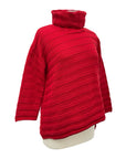 Olivia by Habitat RIB DIAGONAL TURTLENECK SWEATER