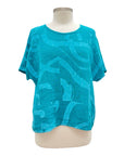 Fenini SHORT SLEEVE OVERSIZE PRINT TOP