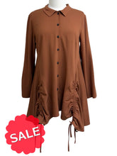 Load image into Gallery viewer, NIche TWILL GATHER BLOUSE - ORIGINALLY $219
