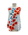 Inoah PRINT EYELET TANK POPPY BREEZE