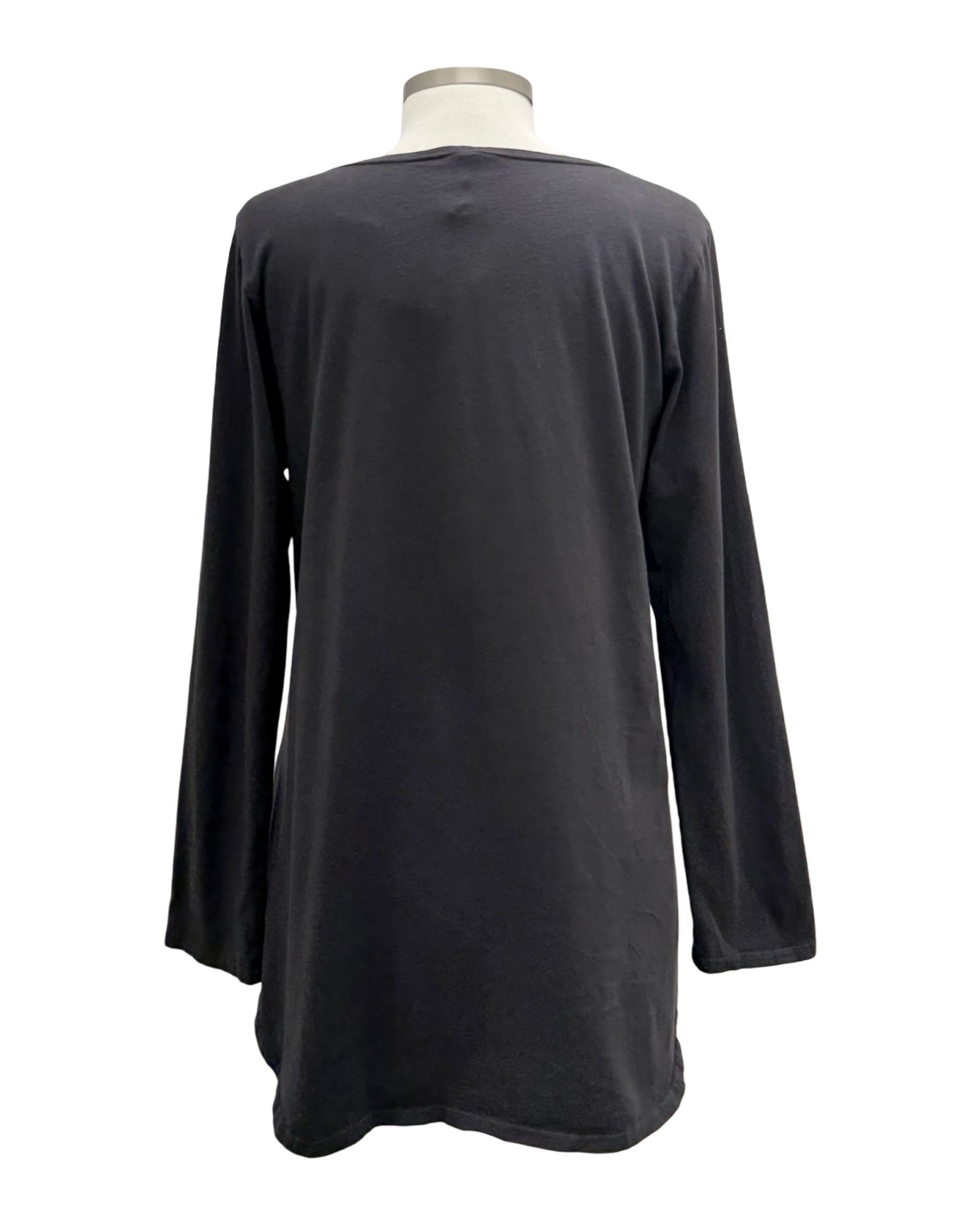 Cynthia Ashby LONG SLEEVE CREW GRAPHIC TEE MARGO