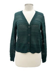 Foil PULLING STRINGS CARDI SWEATER