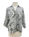 Blueberry BATIK KIMONO SHIRT
