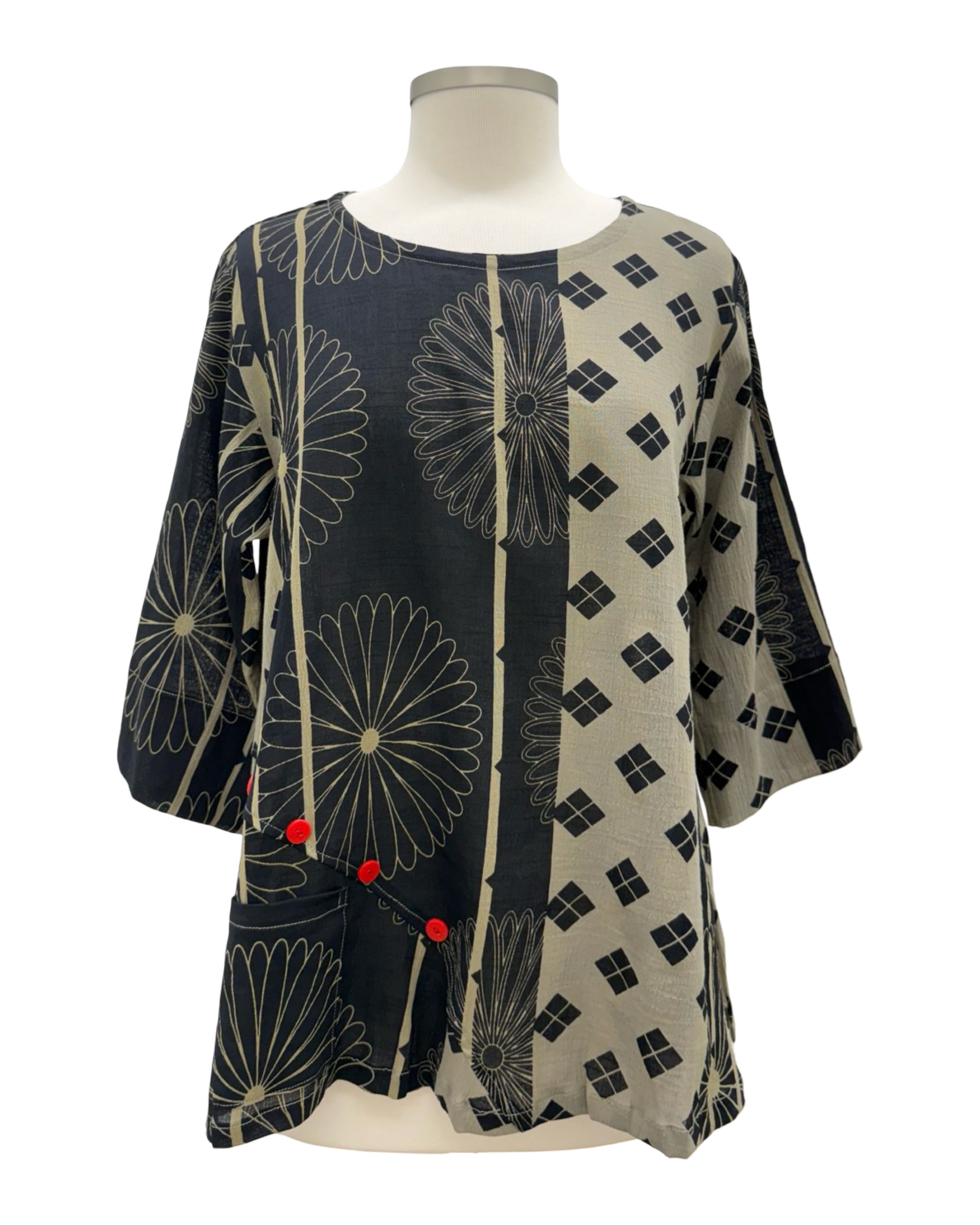 Yasuko FLOWER POCKET TOP