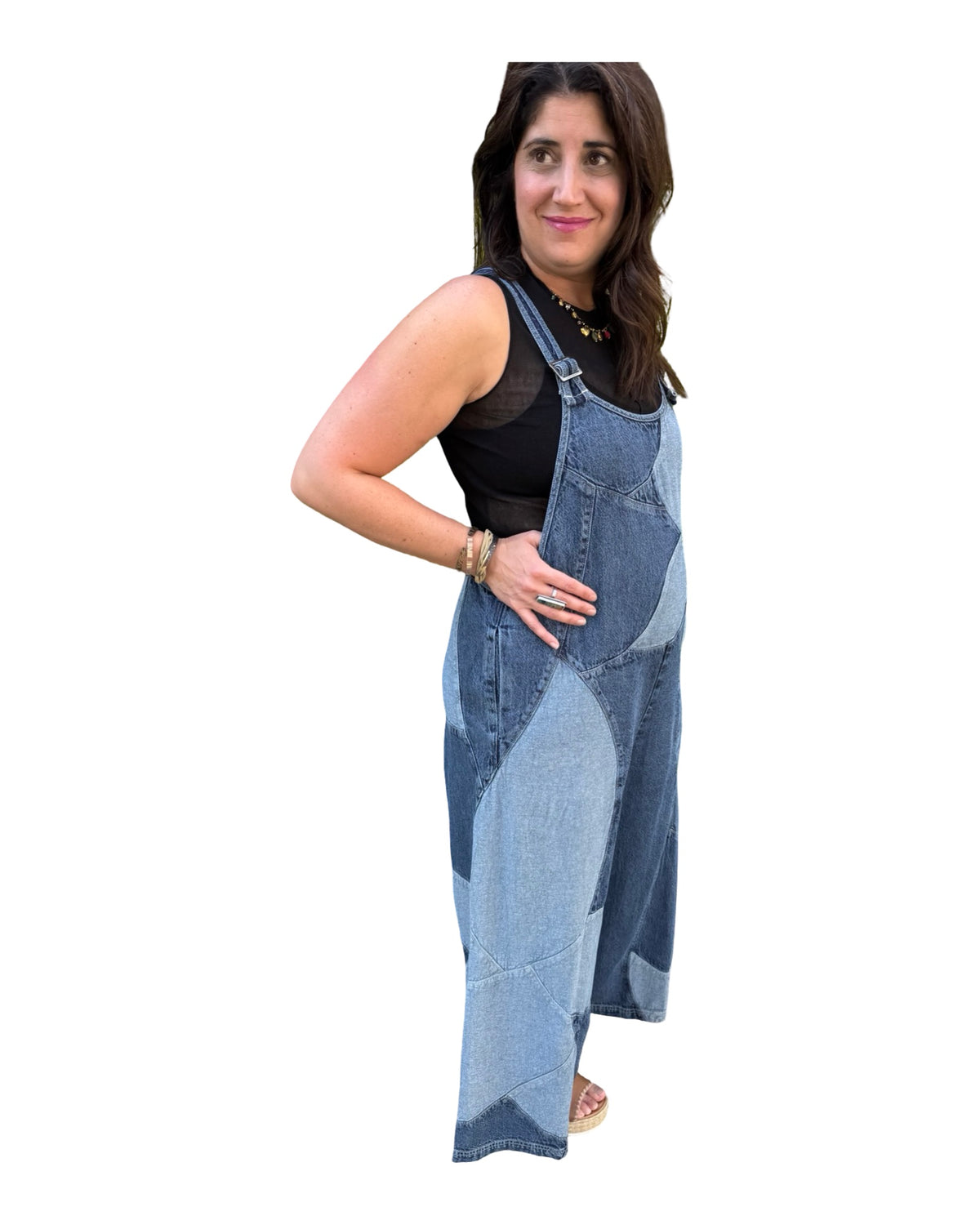 Cynthia Ashby TWO TONE OVERALL