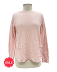 Cut Loose LONG SLEEVE RAW EDGE TEE Originally $129