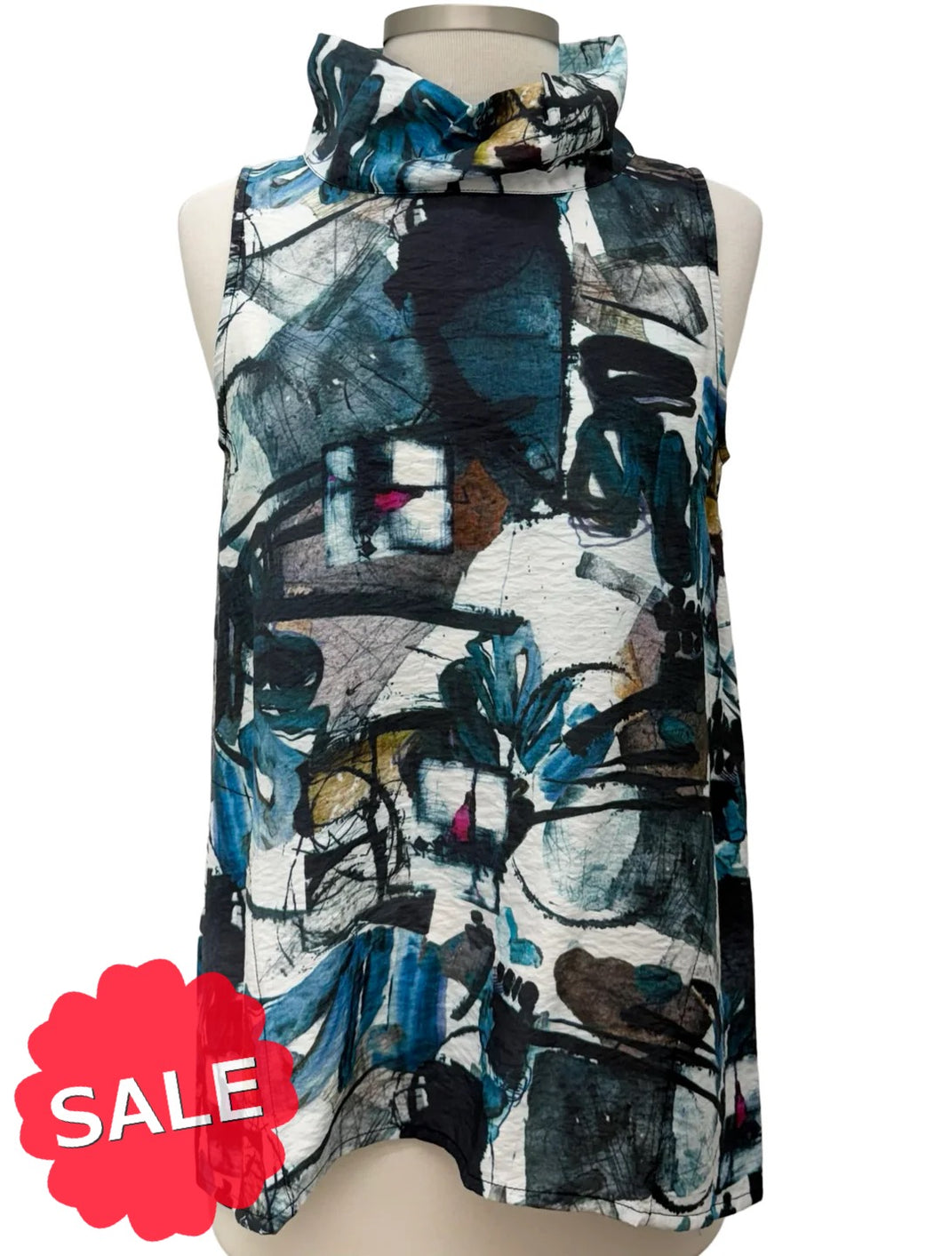 Shana ABSTRACT MOCK TANK - Originally $79 🔵