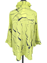 Load image into Gallery viewer, Moonlight ABSTRACT SQUIGGLE BLOUSE

