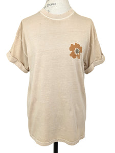 Girl Dangerous BLOOM TEE SAND