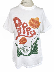 Girl Dangerous POPPY TEE VINTAGE WHITE TEE-Originally $59