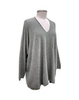 Amazing OVERSIZE DEEP V SWEATER MIKA