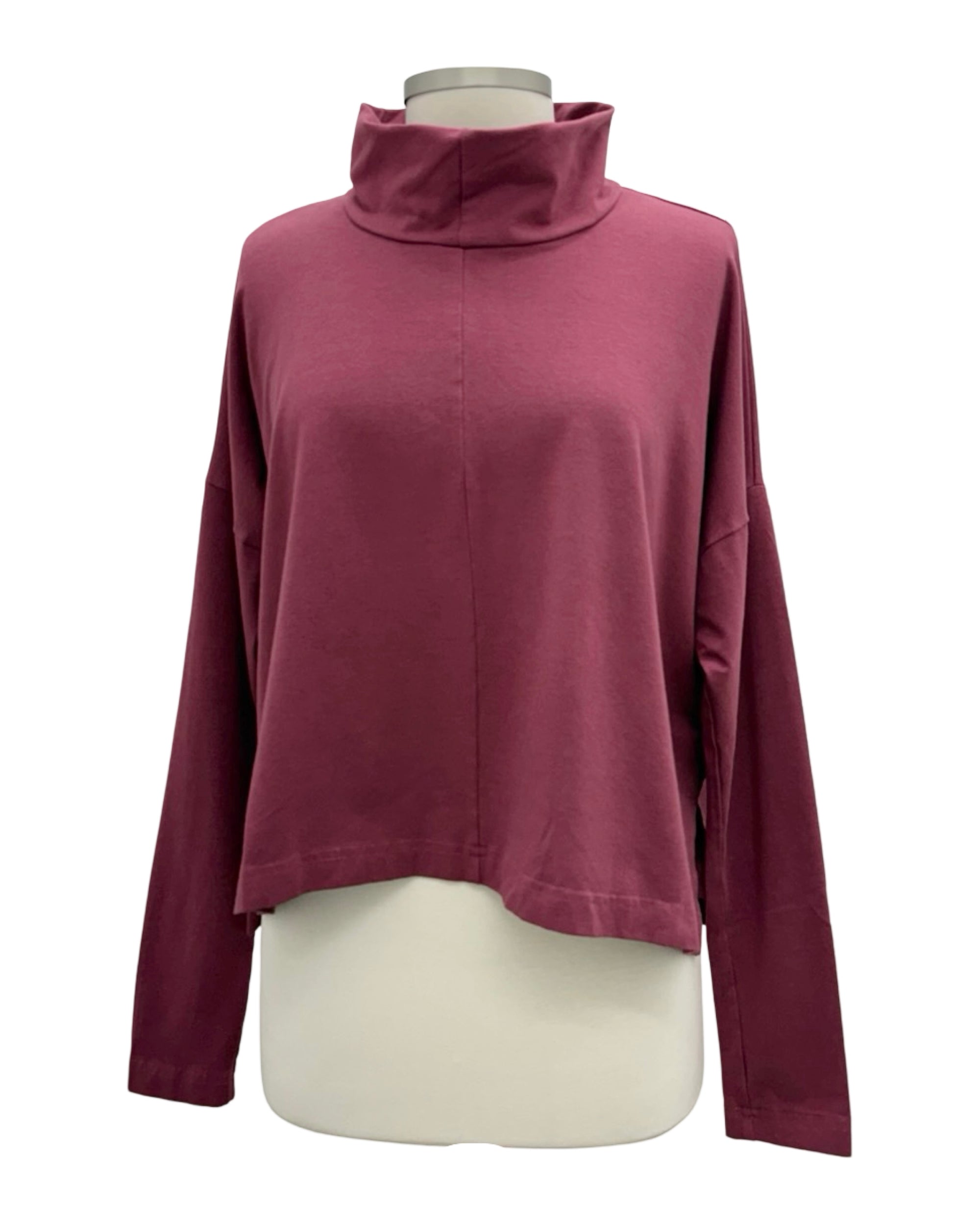 Bryn Walker CROP MOCK LONG SLEEVE TAOS